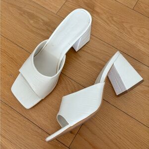 Princess Polly White Heels